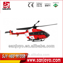 Hubsan H105B 4CH 2.4Ghz EC145 solo rotor rc helicóptero (TX Normal)